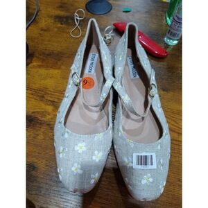 Steve Madden Boden Mary Jane Shoes,Floral 9.5M US